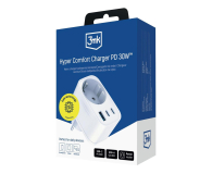 Ładowarka i akumulator 3MK Comfort Charger GaN 30W QC PD PPS 2C1A1S White